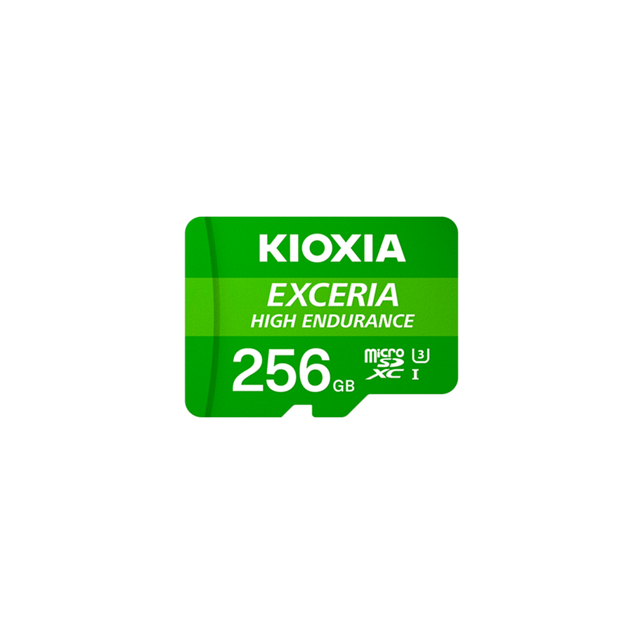 Speicherkarten - Kioxia EXCERIA High Endurance MicroSD/SD - 100MB/s - 256GB - LMHE1G256GG2