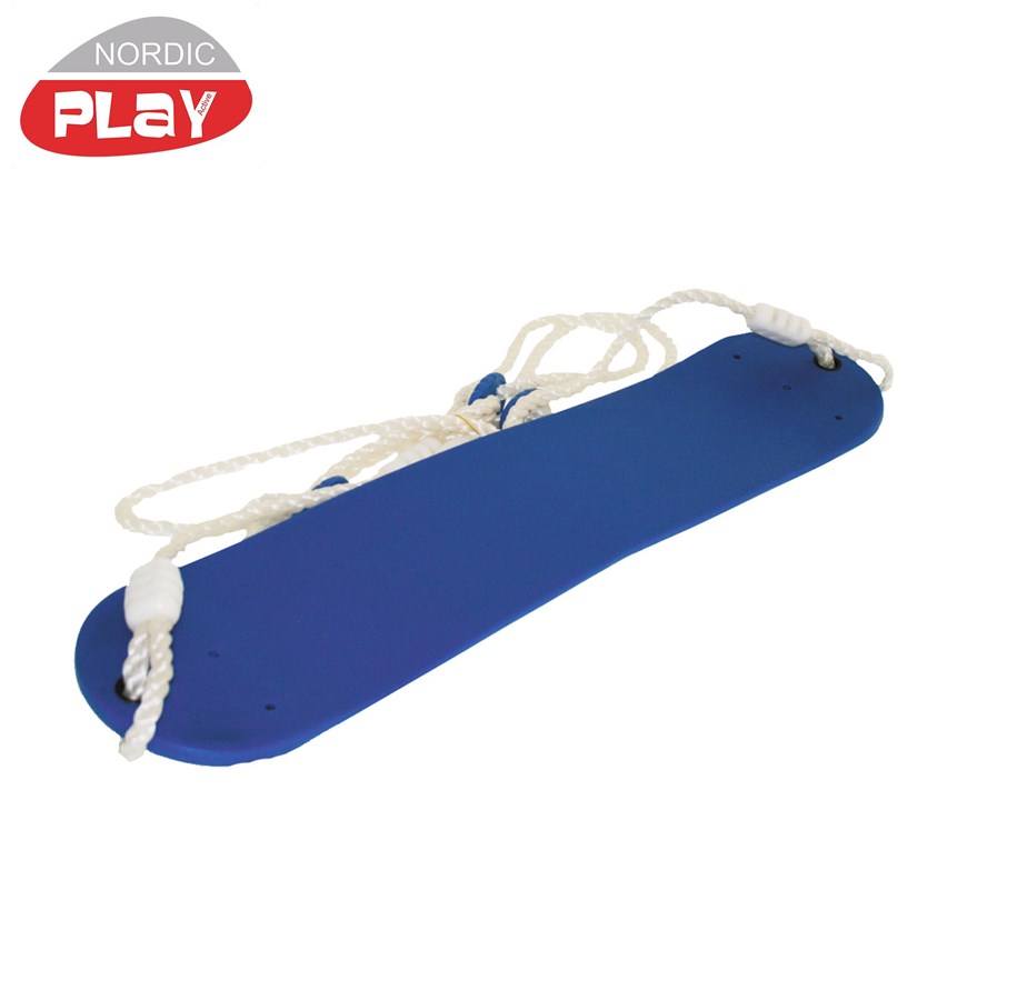 Spiele im Freien - Nordic Play Soft swing with rope blue - 805-457