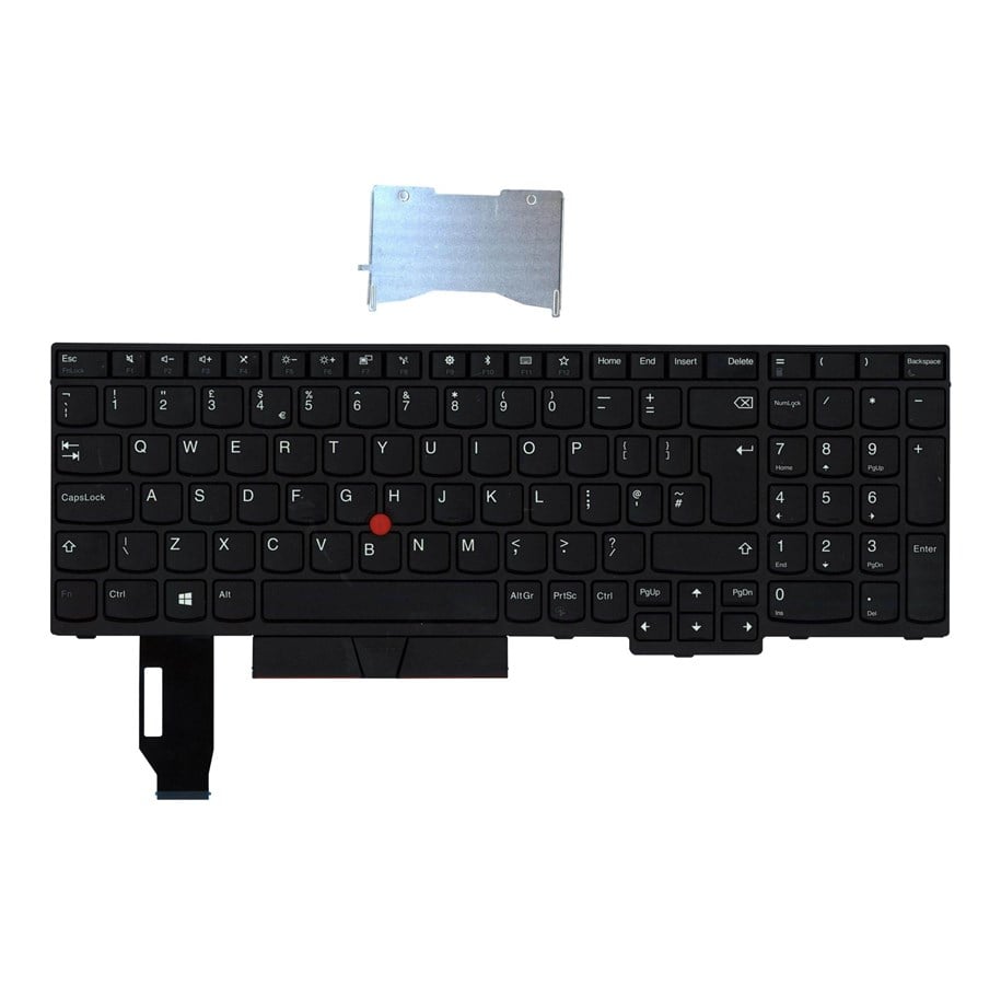 Tastaturen - Lenovo Chicony - Laptop Ersatztastatur - Englisch (US) - Schwarz - 01YP588