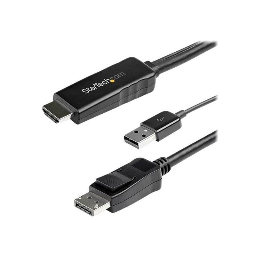 Display Kabel - StarTech.com 2 m (6.6 ft.) HDMI to DisplayPort Cable - 4K 30Hz - video cable - DisplayPort / HDMI - 2 m - HD2DPMM2M