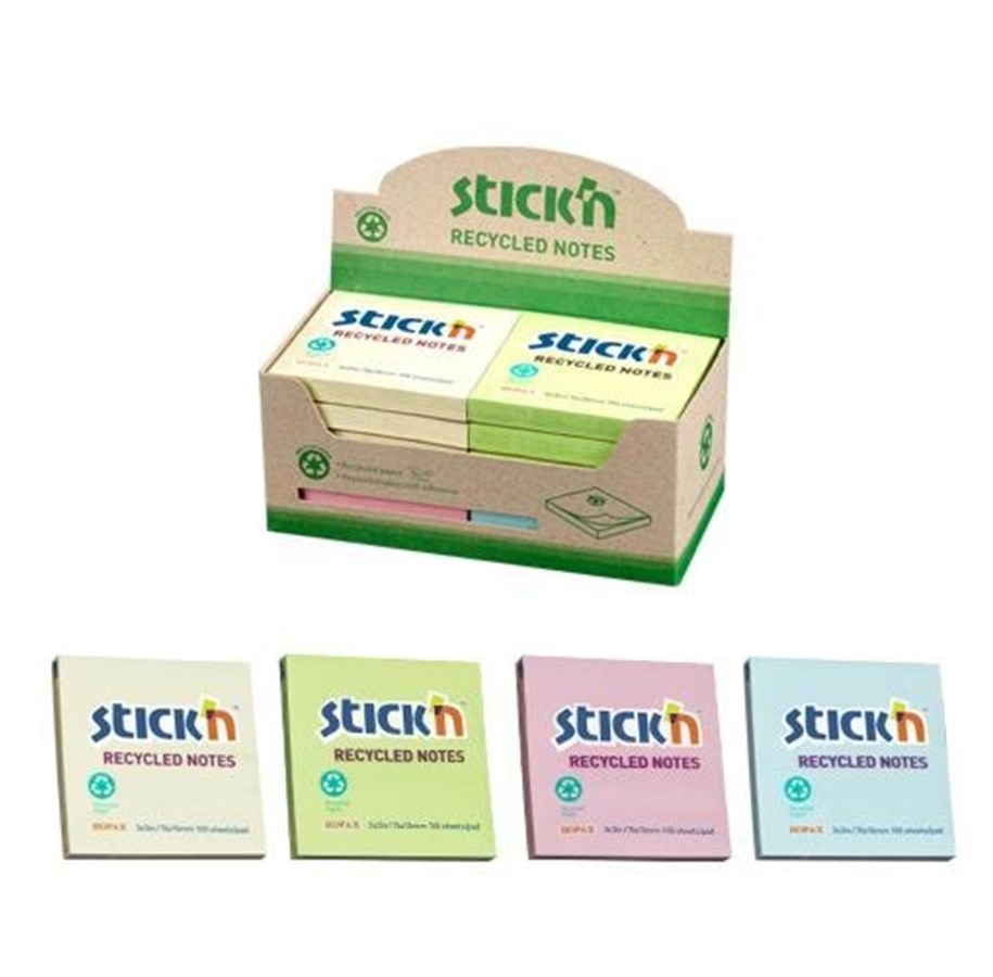 Schreibtischzubehör - HOPAX Stick'n Recycled - 21433