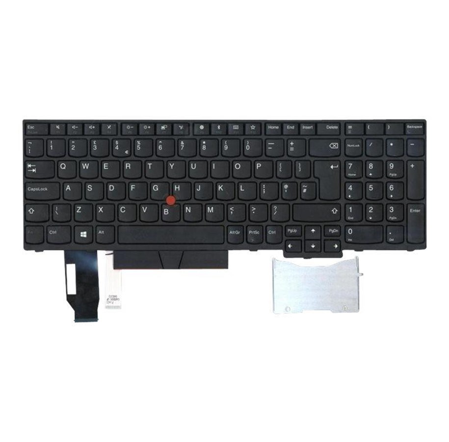 Tastaturen - Lenovo Lite-On - Laptop Ersatztastatur - Englisch (UK) - Schwarz - 01YP668