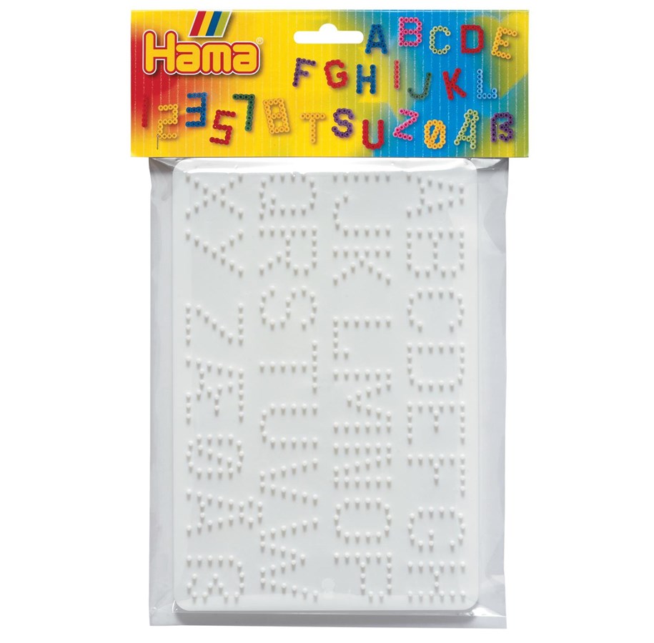 Kreativ-Spiele - Hama Ironing beads Pegboards-Letters and numbers - 4455