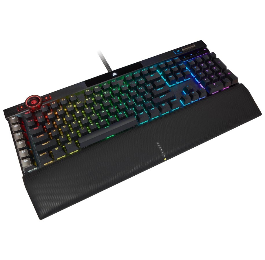 Tastaturen - Corsair K100 RGB - OPX - Gaming Tastaturen - Deutsch - Schwarz - CH-912A01A-DE