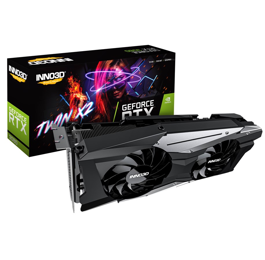 Grafikkarte - Inno3D GeForce RTX 3080 Twin X2 OC - 10GB GDDR6 RAM - Grafikkarte - N30802-106XX-1810VA34