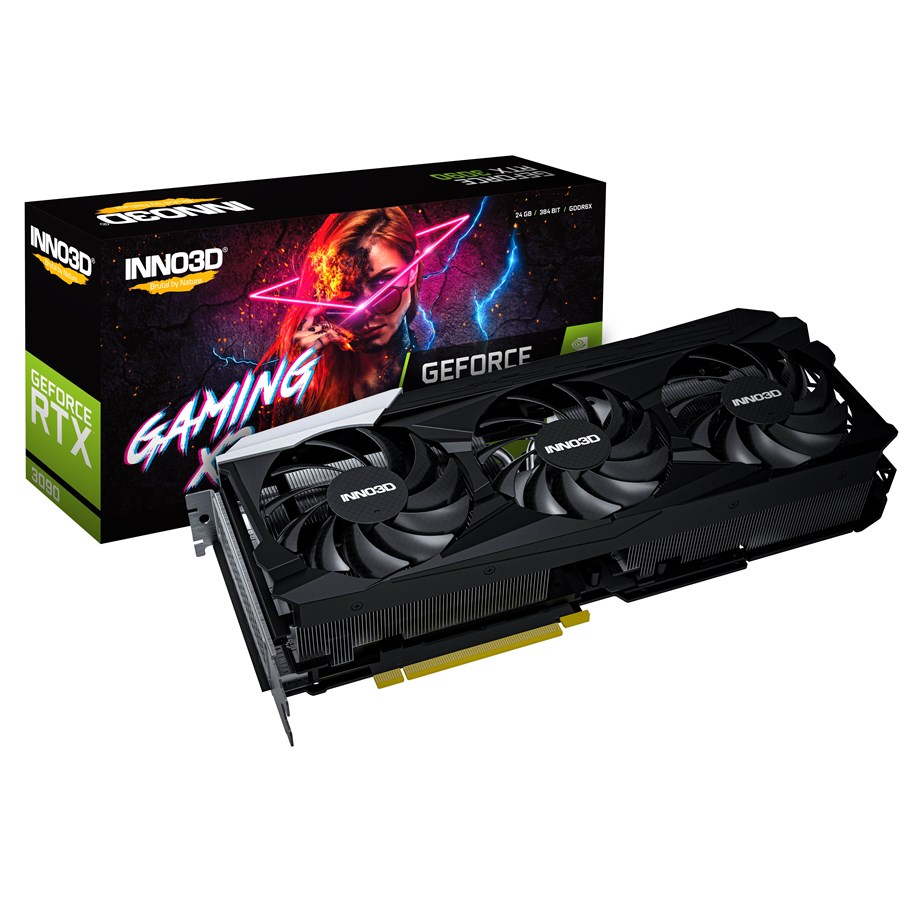 Grafikkarte - Inno3D GeForce RTX 3090 GAMING X3 - 24GB GDDR6X RAM - Grafikkarte - N30903-246X-1880VA37N