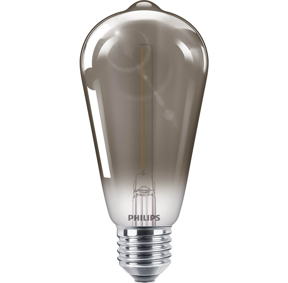 LED-Birnen - Philips LED-Lampe Classic Edison 2.3W/818 (11W) Smoky E27 - 929002380601
