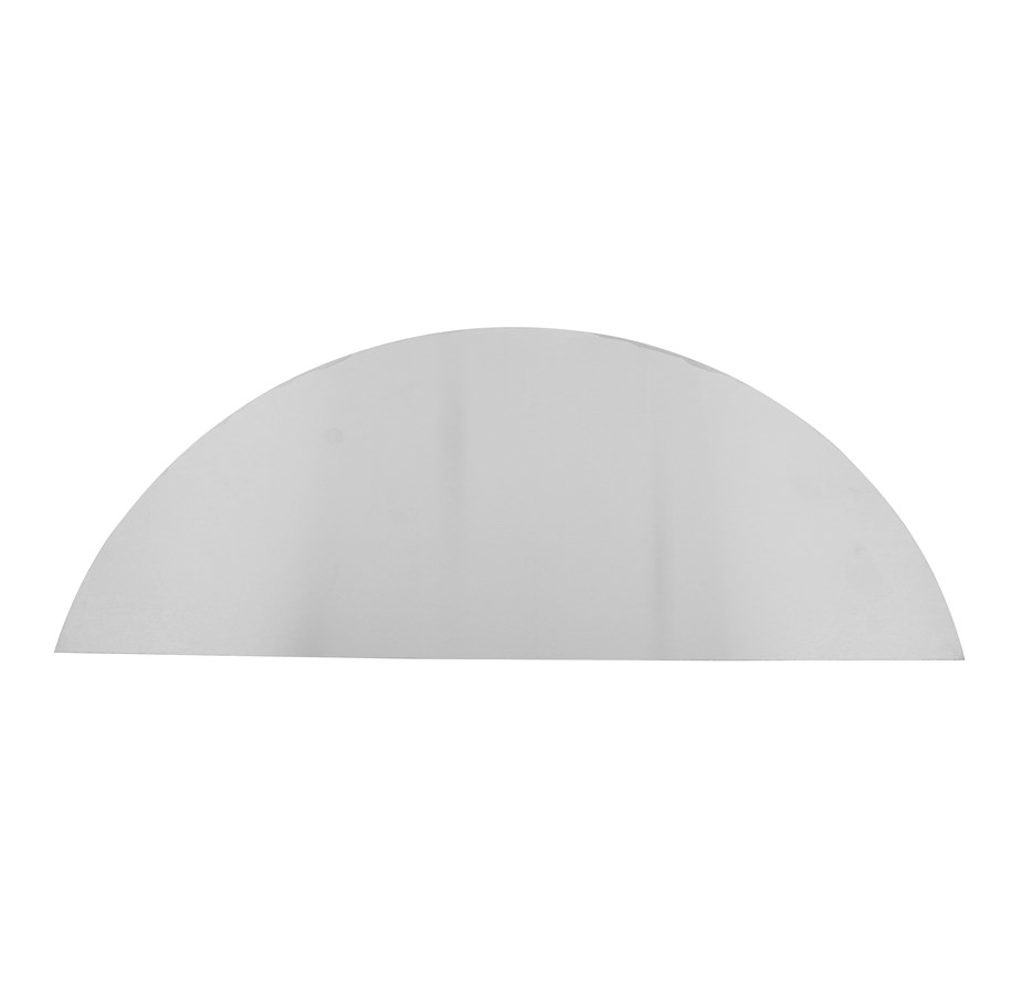 Küchenzubehör - Home>it Kitchen splash plate curved 600 x 300mm - stainless steel - 13900