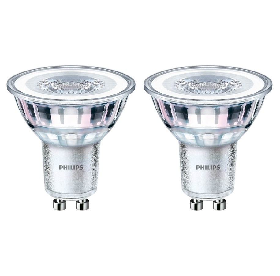 LED-Birnen - Philips LED-Lampe Classic PAR16 4.6W/830 (50W) 36° 2-pack GU10 - 929001218154