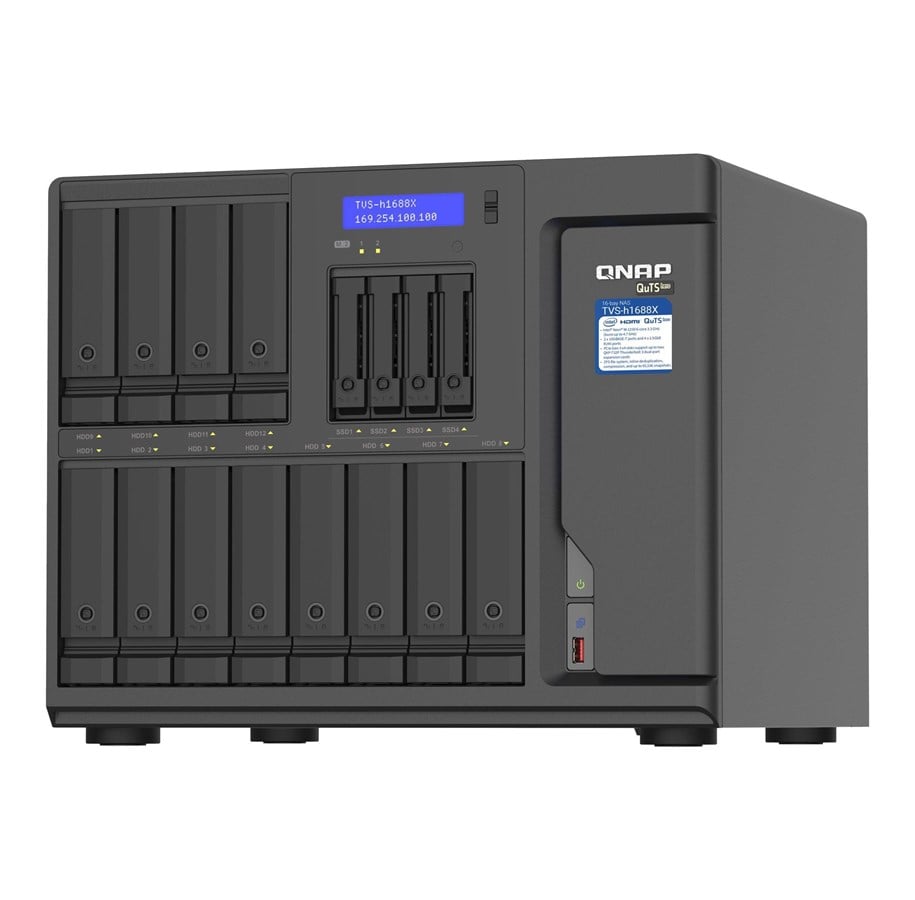 NAS Server - QNAP TVS-h1688X - NAS Server - TVS-H1688X-W1250-32G