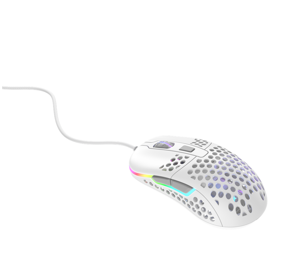 Maus - Xtrfy M42 RGB - White - Gaming Maus (Weiß mit RGB) - M42-RGB-WHITE