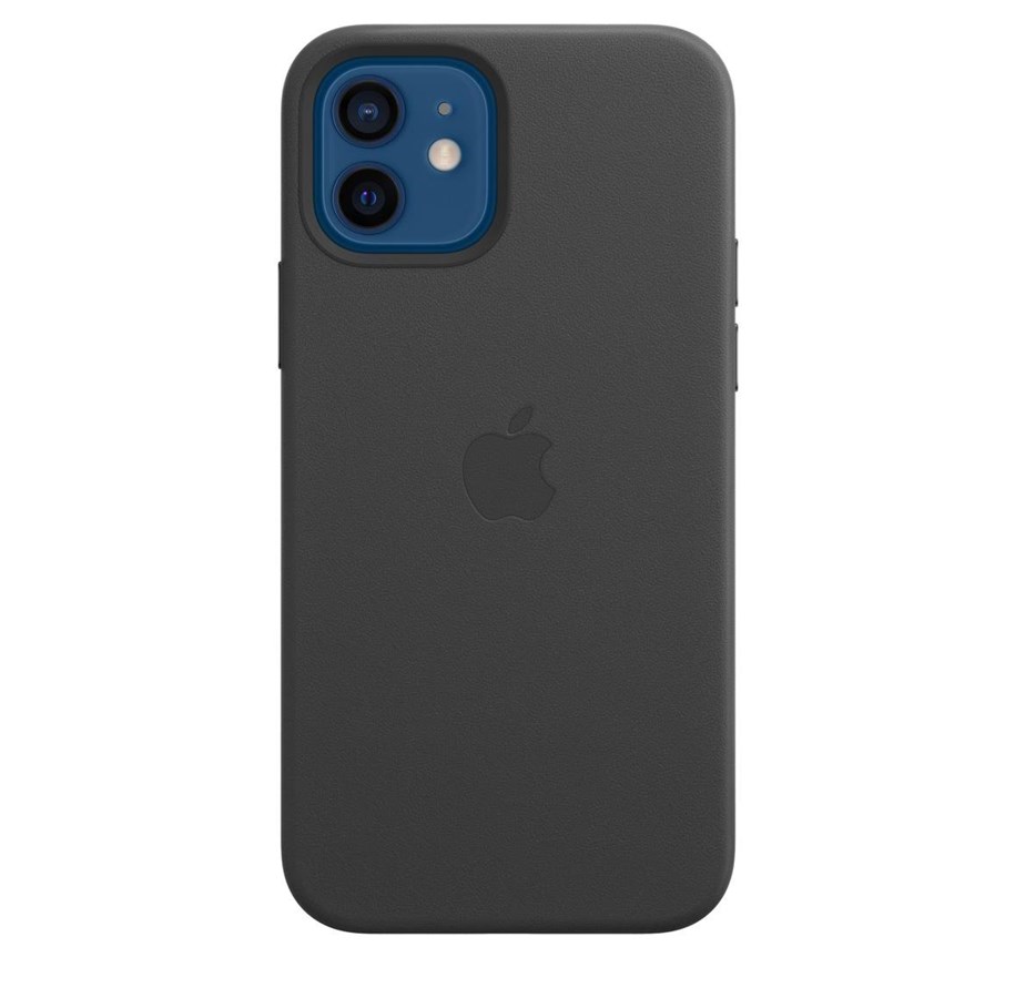 Handys - Cover & Cases - Apple iPhone 12 | 12 Pro Leather Case with MagSafe - Black - MHKG3ZM/A