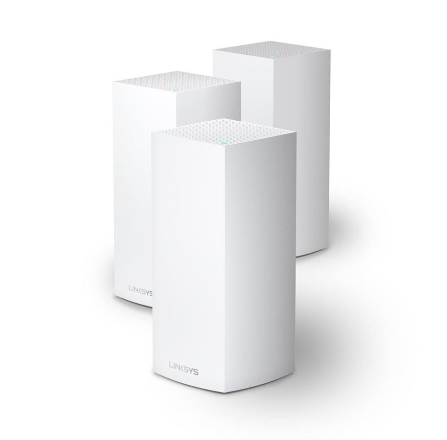 Wlan Router - Linksys MX12600 Velop Whole Home Intelligent Mesh WiFi 6 (AX4200) System Tri-Band (3-Pack) - Mesh router Wi-Fi 6 - MX12600-EU