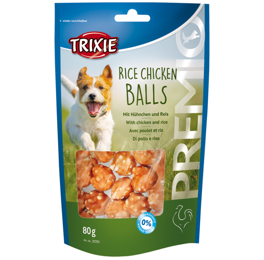 Hunde - Trixie Premio Rice Chicken Balls 80g - TX-31701