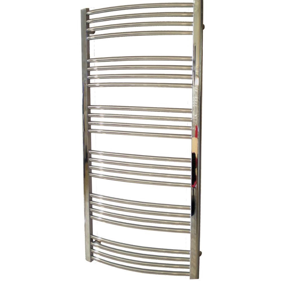 Handtuchheizkörper und Zubehör - Kriss round heated towel rail 1320 x 600 chrome - R13260C