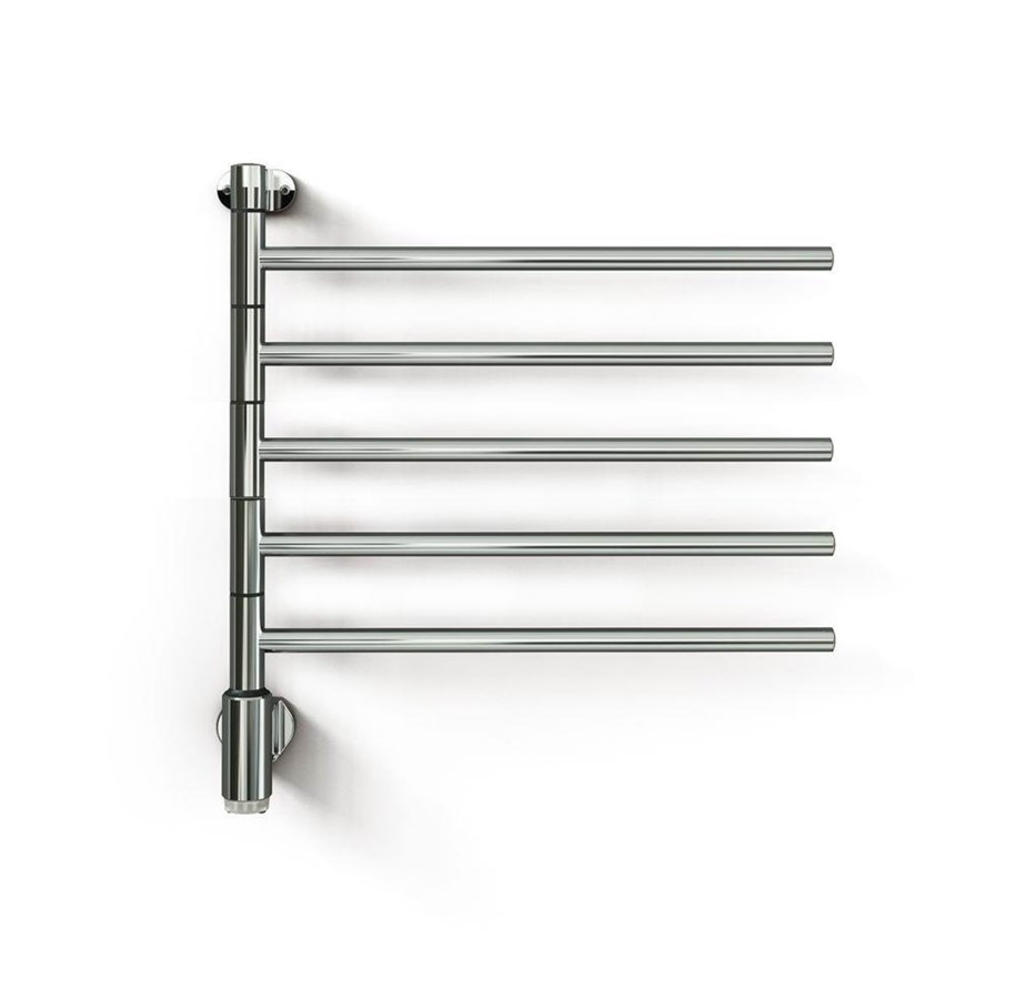 Handtuchheizkörper und Zubehör - Kriss flex 1 electric towel warmer 5 arms & timer 597 x 550 - FL1555T