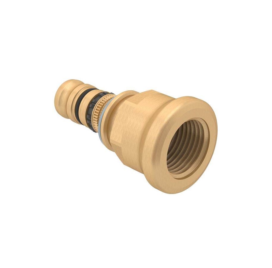 Alu pex Systeme - Geberit mepla adapter with female thread: d=16mm rp=3/8 - 611.554.00.5