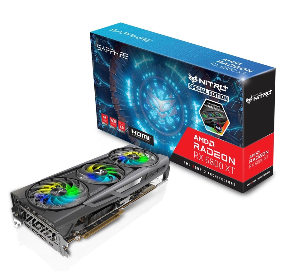 Grafikkarte - Sapphire Radeon RX 6800 NITRO+ SE - 16GB GDDR6 RAM - Grafikkarte - 11304-01-20G