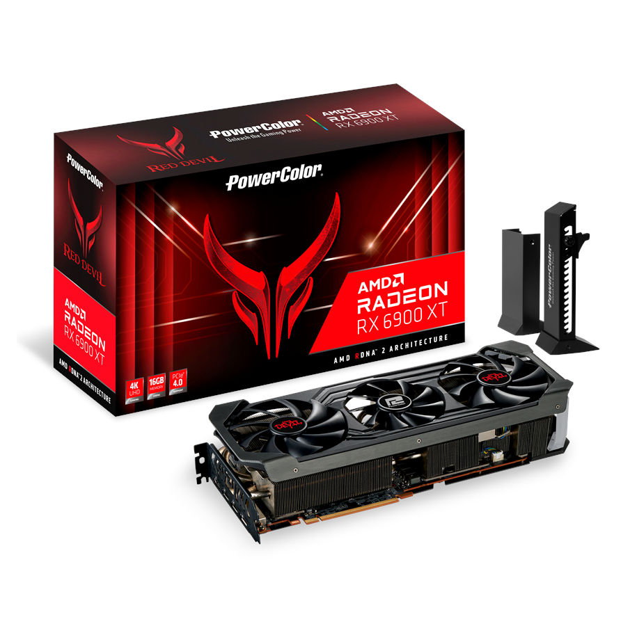 Grafikkarte - PowerColor Radeon RX 6900 XT Red Devil - 16GB GDDR6 RAM - Grafikkarte - AXRX 6900XT 16GBD6-3DHE/OC