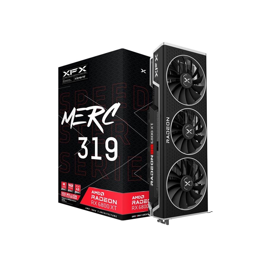 Grafikkarte - XFX Radeon RX 6800 XT Speedster MERC 319 - 16GB GDDR6 RAM - Grafikkarte - RX-68XTACBD9