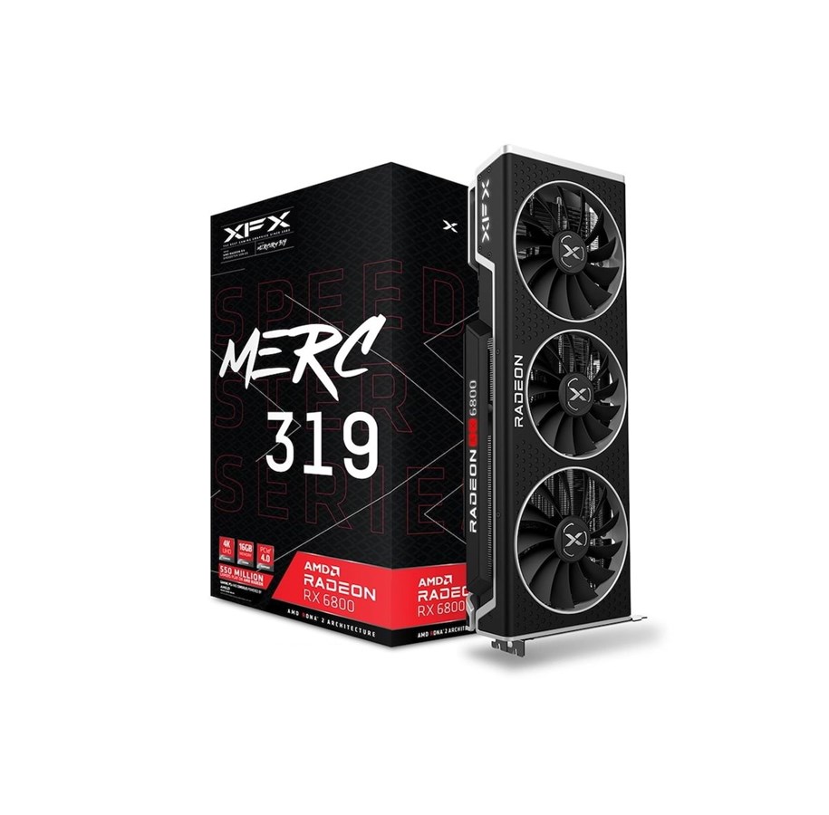 Grafikkarte - XFX Radeon RX 6800 Speedster MERC 319 - 16GB GDDR6 RAM - Grafikkarte - RX-68XLATBD9