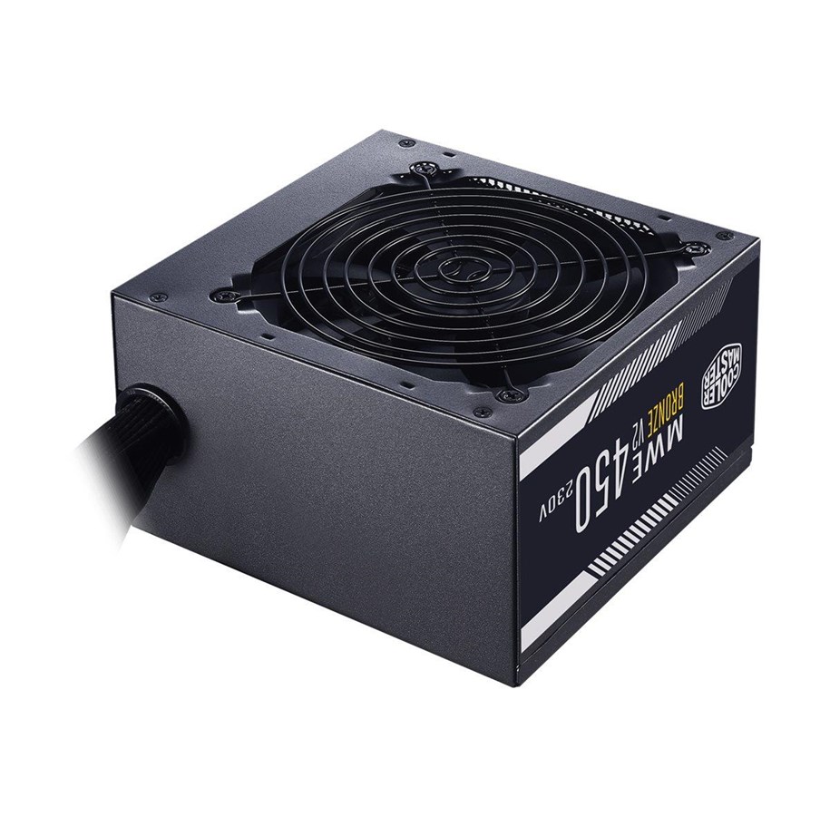 Netzteile - Cooler Master MWE Bronze V2 450 Netzteile - 450 Watt - 120 mm - ATX 2.52 - 80 Plus Bronze zertifiziert - MPE-4501-ACABW-BEU