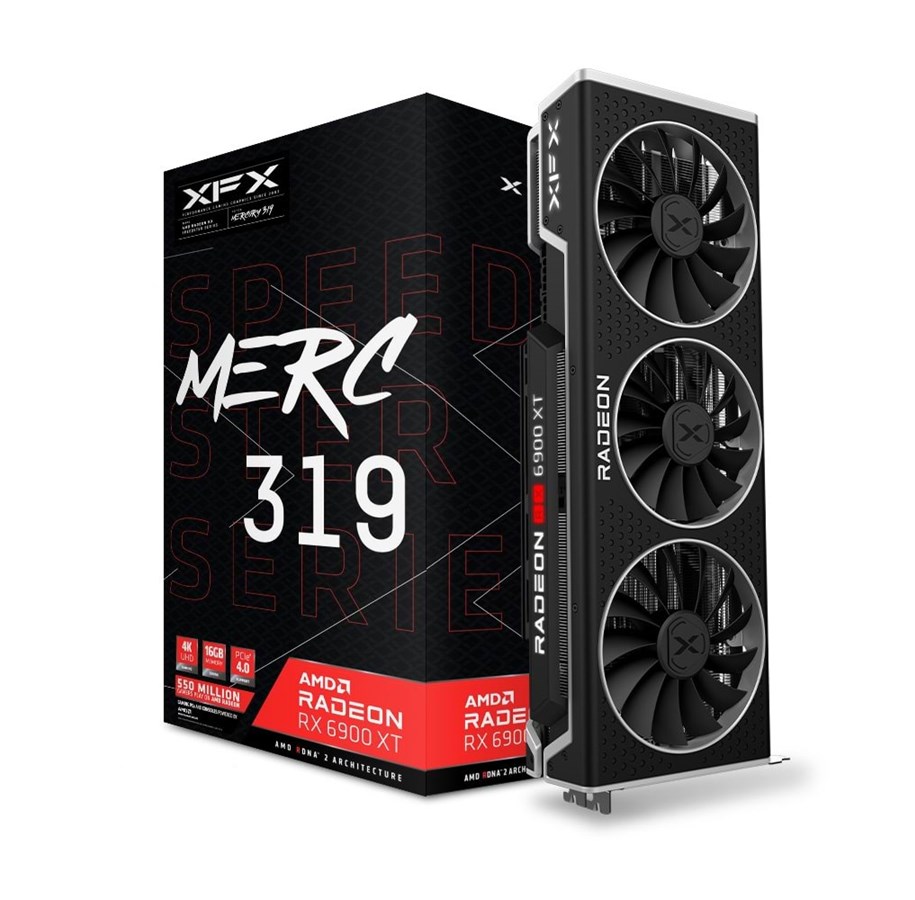 Grafikkarte - XFX Radeon RX 6900 XT Speedster MERC 319 Black - 16GB GDDR6 RAM - Grafikkarte - RX-69XTACBD9