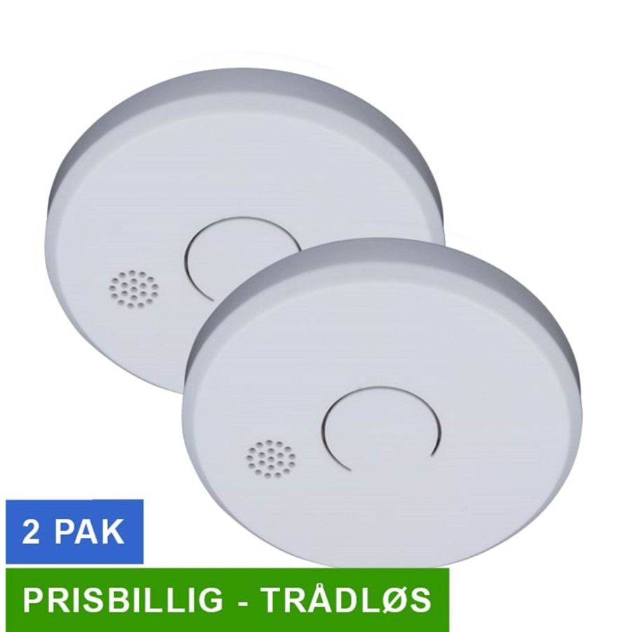 Sicherheit - Foss Europe Life smokealarm 9v value link - wireless 2 pack - 100270