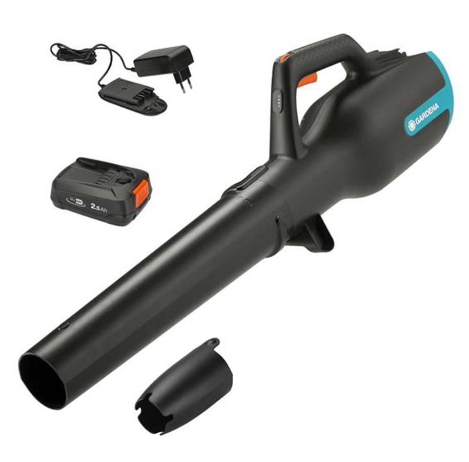 Rasenmäher - Gardena Elektro-Rasenmäher Battery Blower PowerJet 18V P4A Ready-To-Use Set - 14890-20