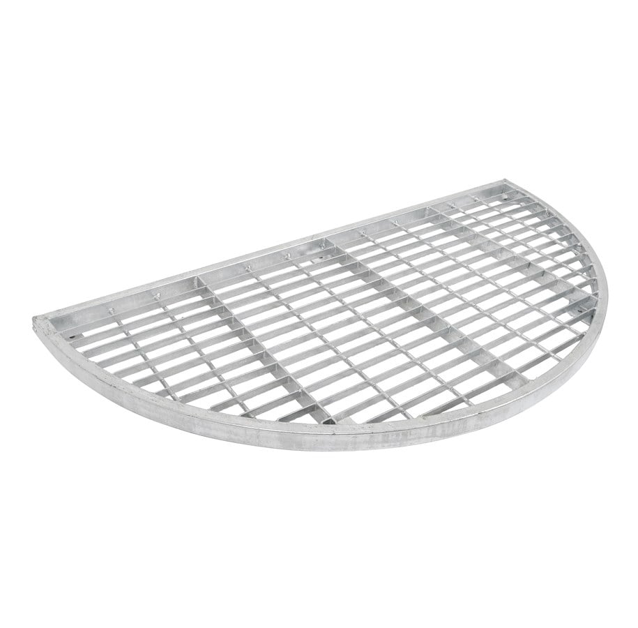 Einrichtung - Home>it Doorstep grid semicircular - galvanised - 19012
