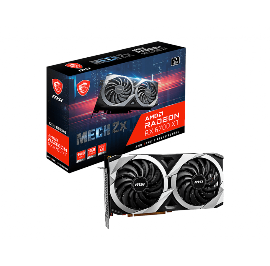Grafikkarte - MSI Radeon RX 6700 XT MECH 2X - 12GB GDDR6 RAM - Grafikkarte - RX 6700 XT MECH 2X 12G