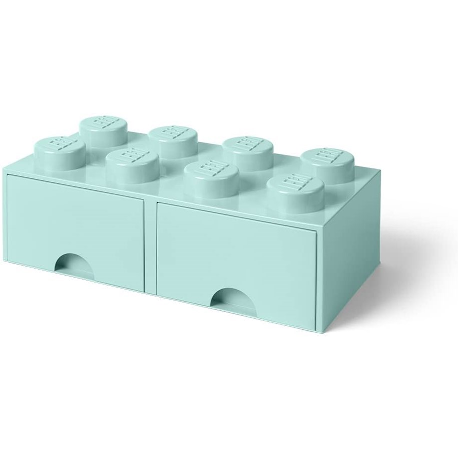 Kinderzimmer - LEGO 8-Stud Brick Drawer Aqua Blue - 40061742