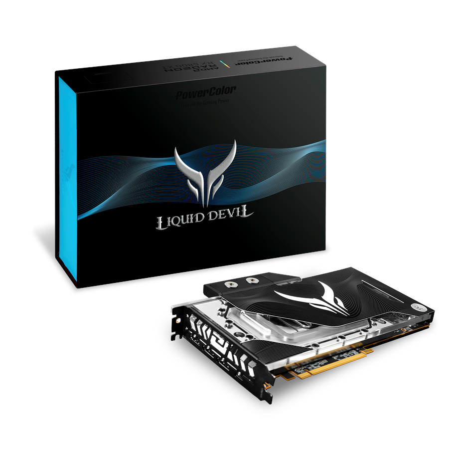 Grafikkarte - PowerColor Radeon RX 6800 XT Liquid Devil - 16GB GDDR6 RAM - Grafikkarte - AXRX 6800XT 16GBD6-W2DHC/OC