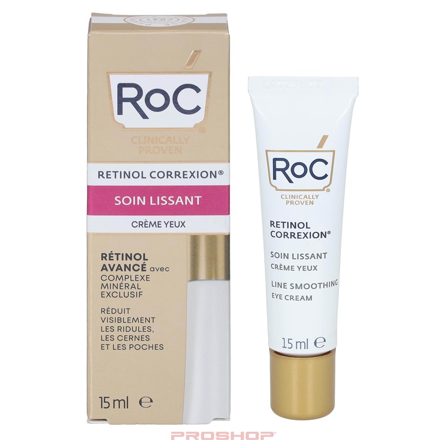 Gesichtspflege - ROC Retinol Correxion Line Smoothing Eye Cream - 15 ml - 1210000800053