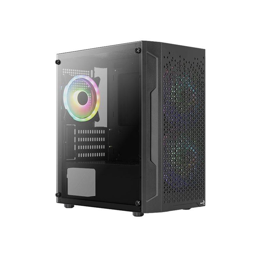 Gehäuse - AeroCool - micro ATX - Gehäuse - Tower - Schwarz - ACCS-PV32033.11