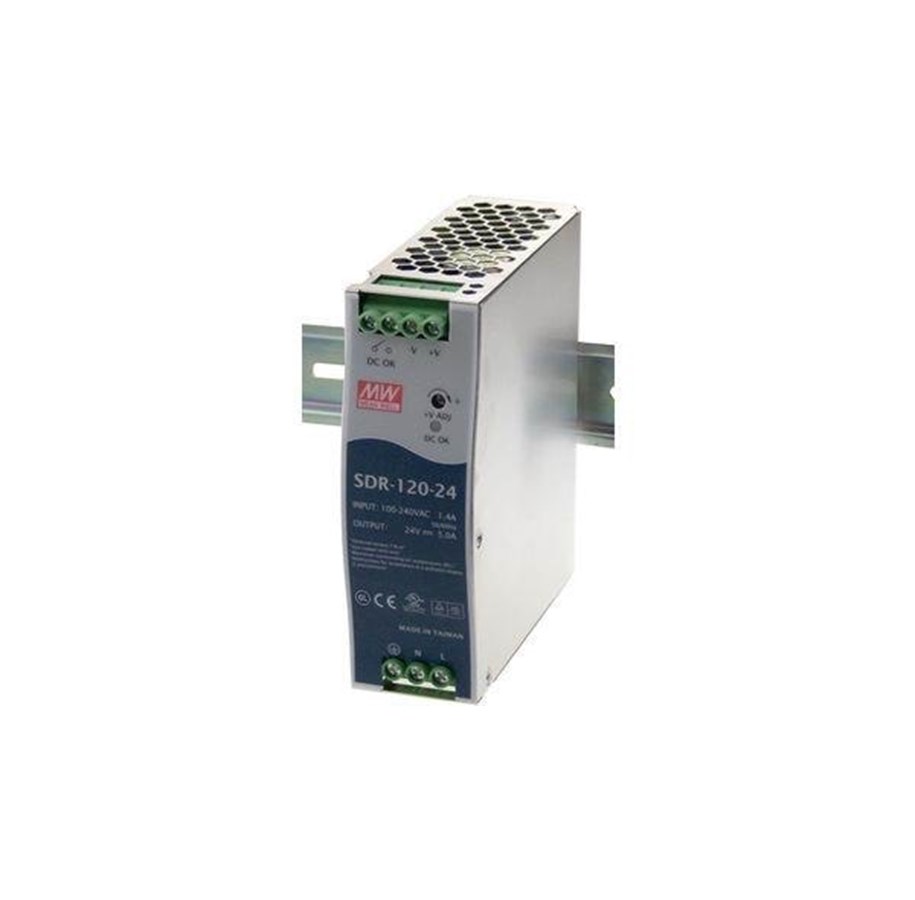 Komponenten für Schaltkästen und Schränke - Mean Well Swith-mode power supply / 5.a sdr-120-24 meanwell - 169-26-285