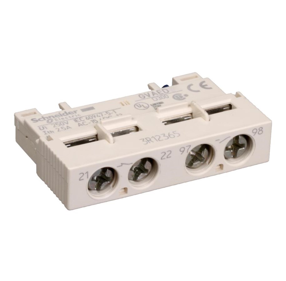 Komponenten für Schaltkästen und Schränke - Schneider Electric Front block contact 1 no 1 no fault - GVAED101