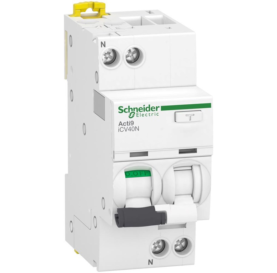 Komponenten für Schaltkästen und Schränke - Schneider Electric Acti 9 icv40n 1pn c 10a 30ma asi rcbo - A9DF3610
