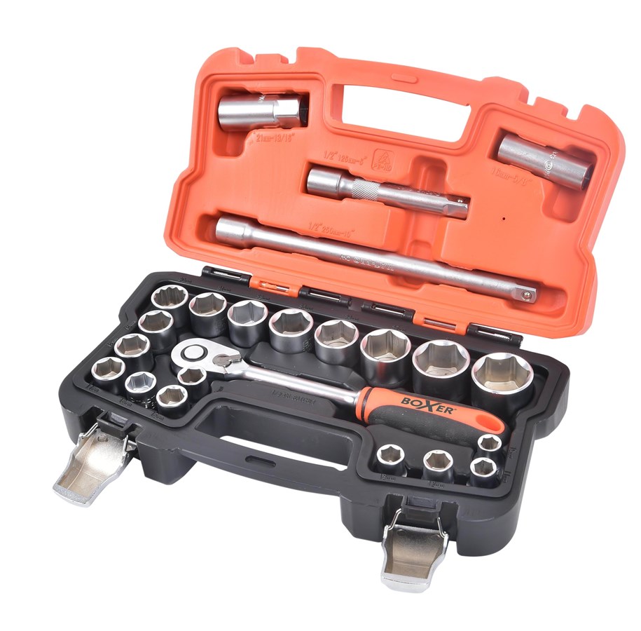 Handwerkzeuge  - Boxer 23pc 1/2" dr. socket set - 31758