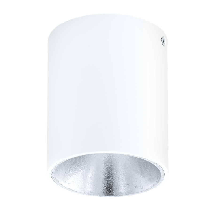 Lampen - EGLO POLASSO Deckenleuchte, weiss, silber - 94504