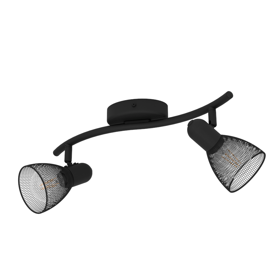 Lampen - EGLO CAROVIGNO Spot, schwarz - 98622