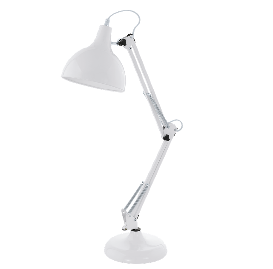 Lampen - EGLO BORGILLIO Tischleuchte, weiss - 94699