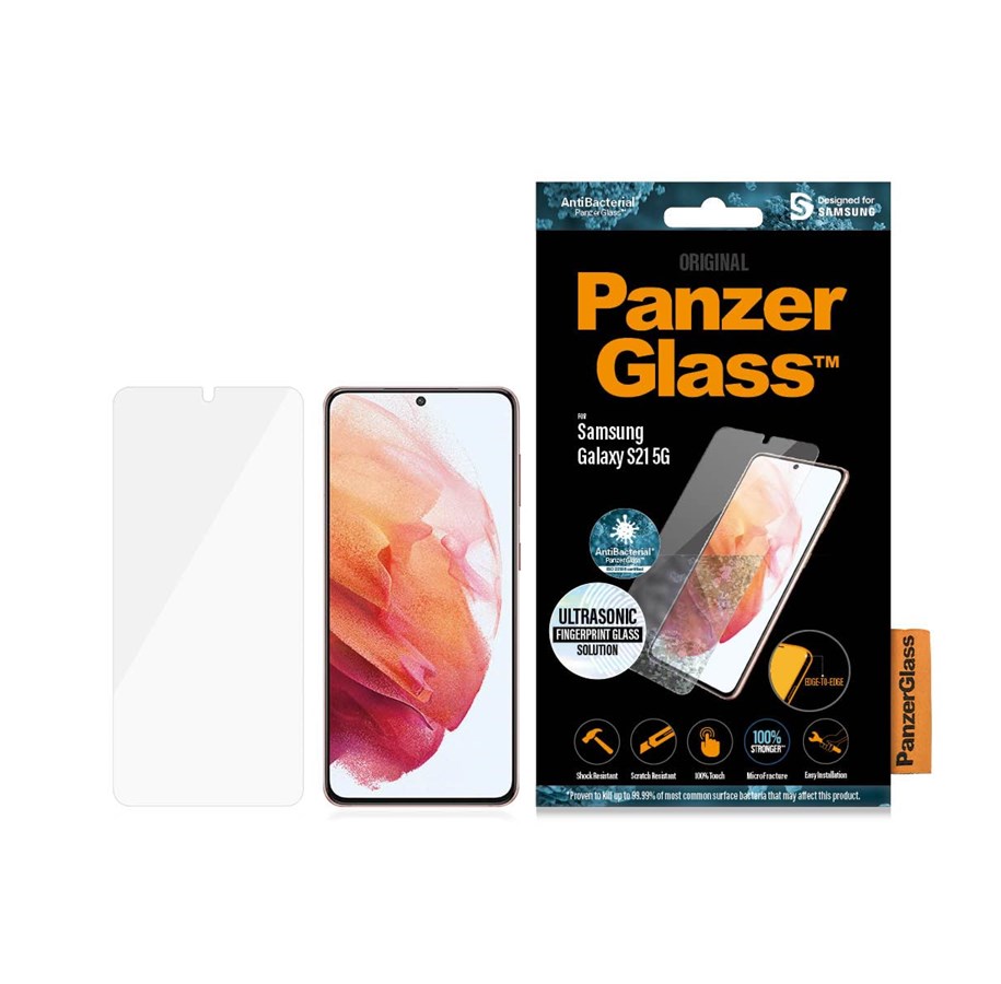 Handys - Schutzfolie - PanzerGlass Screen Protector Samsung Galaxy S21 5G - PANZER7269