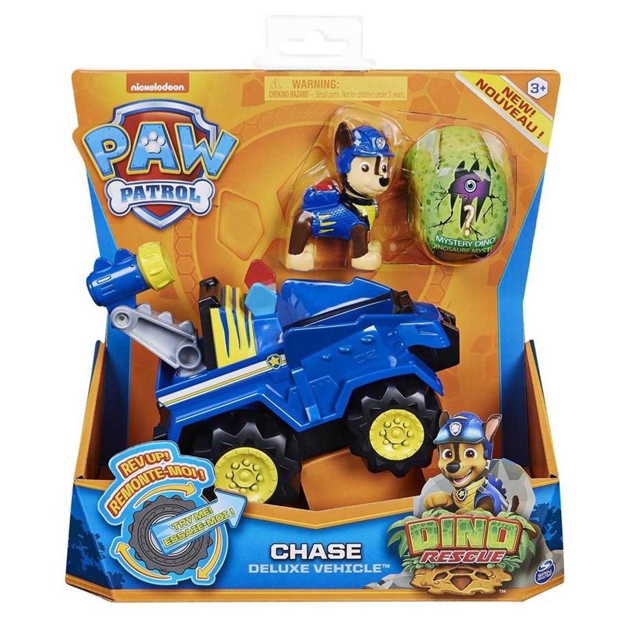 Figuren - Paw Patrol Dino Deluxe Vehicles Chase - 6058597