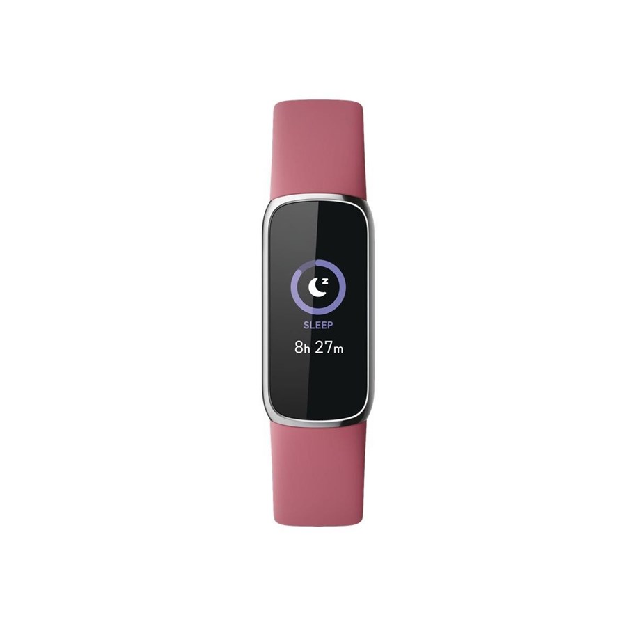 Smartwatches, Pulsuhren, Sportuhren & Schrittzähler - Fitbit Luxe Orchid/Platinum - FB422SRMG