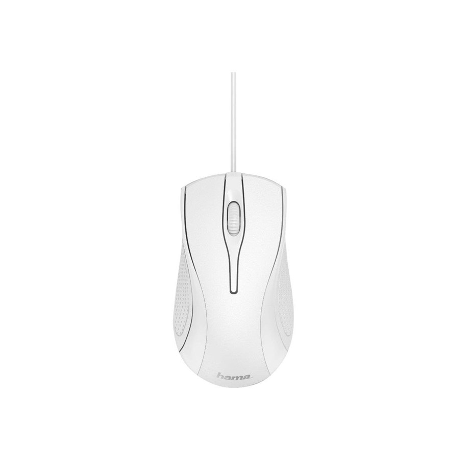 Maus - Hama MC-200 - mouse - USB - white - Maus (Weiß) - 00182603
