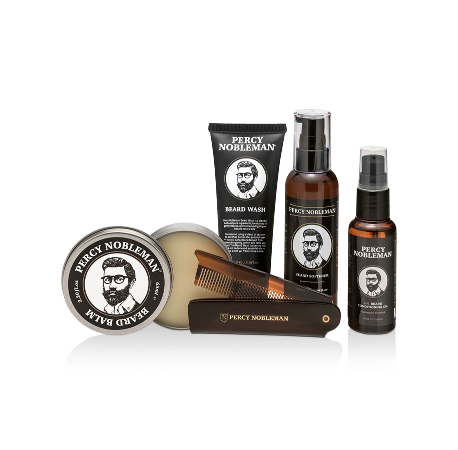 Gesichtspflege - Percy Nobleman Complete Beard Care Kit - PN14000