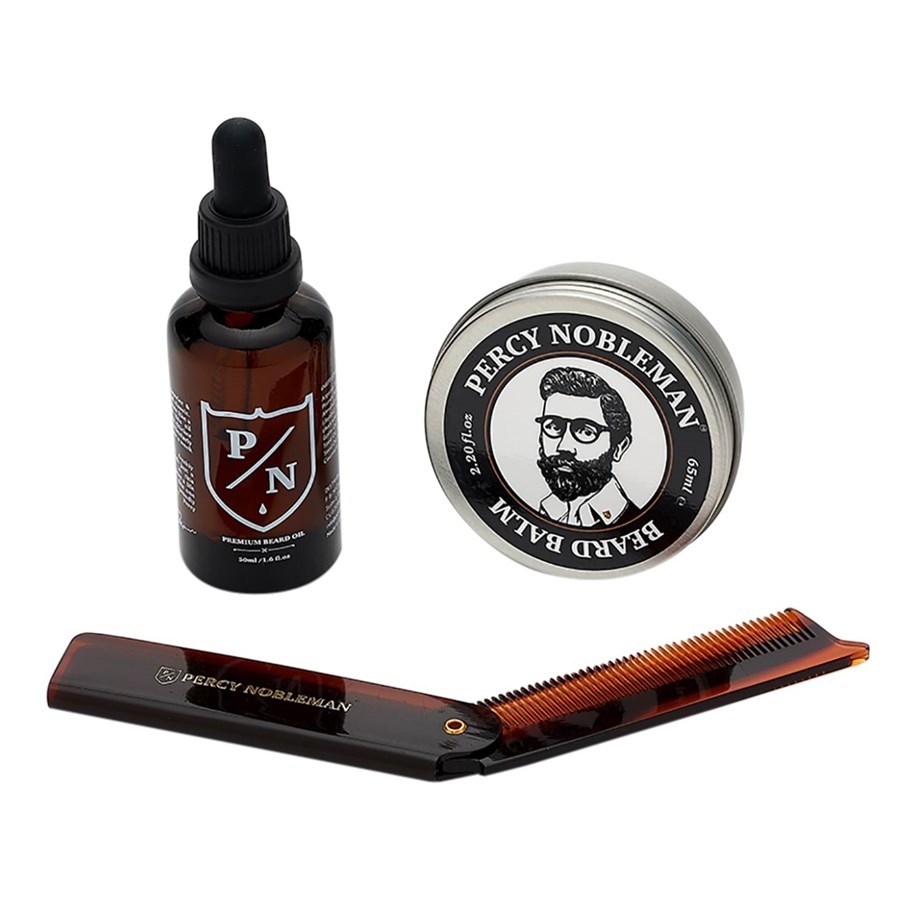 Gesichtspflege - Percy Nobleman Premium Beard Care Kit - PN14100