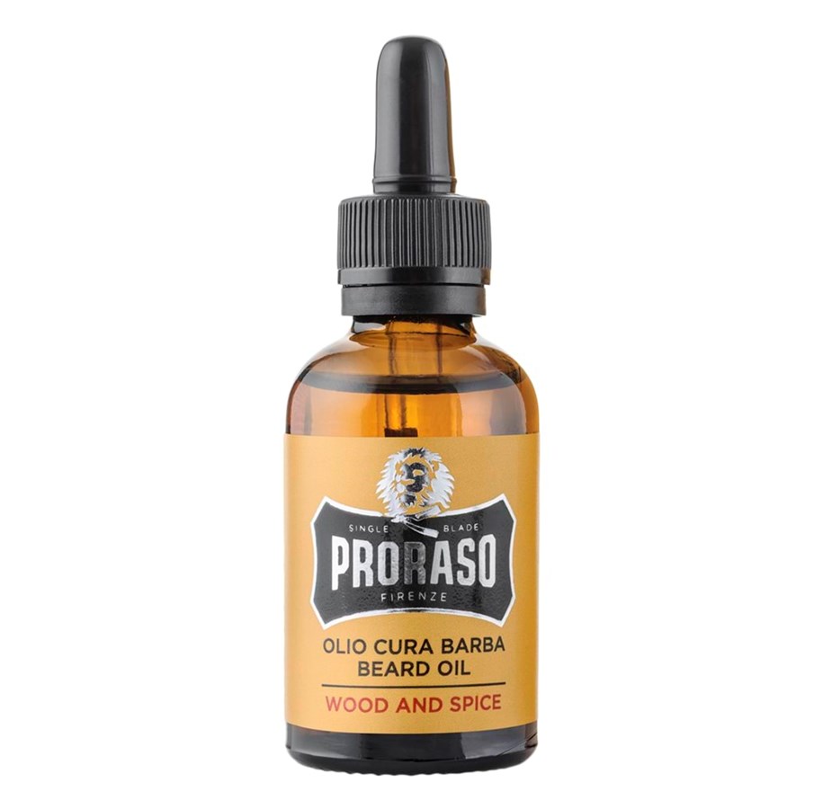 Gesichtspflege - PRORASO Beard oil Wood & Spice - 30 ml. - 400740
