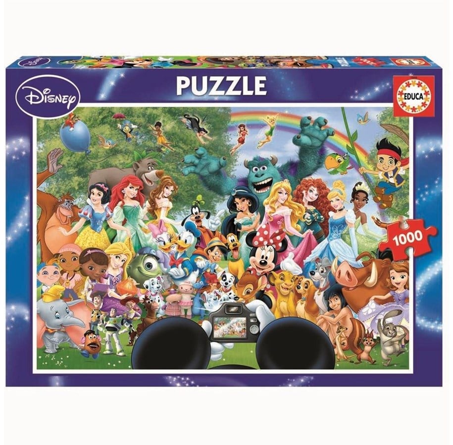 Puzzle - Educa 1000 The Marvellous World Of Disney II 2D Puzzles - 016297